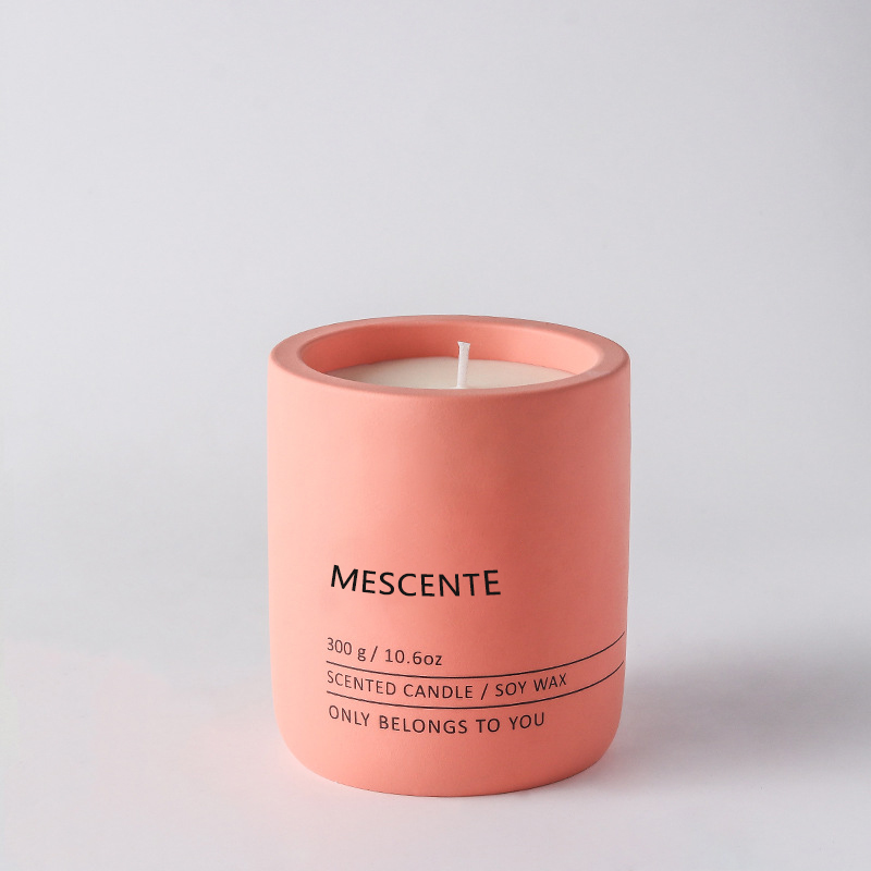 M&Scent Urut Mewah Hiasan Tersuai Label Peribadi Kristal Seramik Woodwick Lilin Lilin Soya Wangi