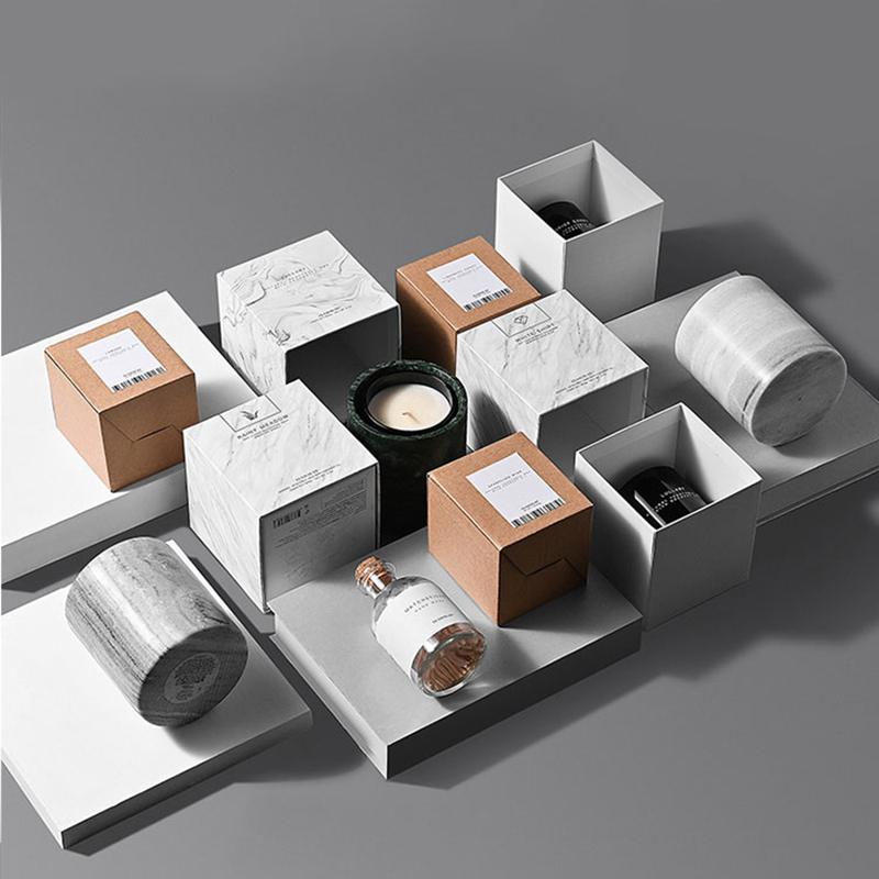 M&Scent Borong Hiasan Tersuai Mewah Label Persendirian Lilin Lilin Soya Wangi Kristal Kaca Hitam