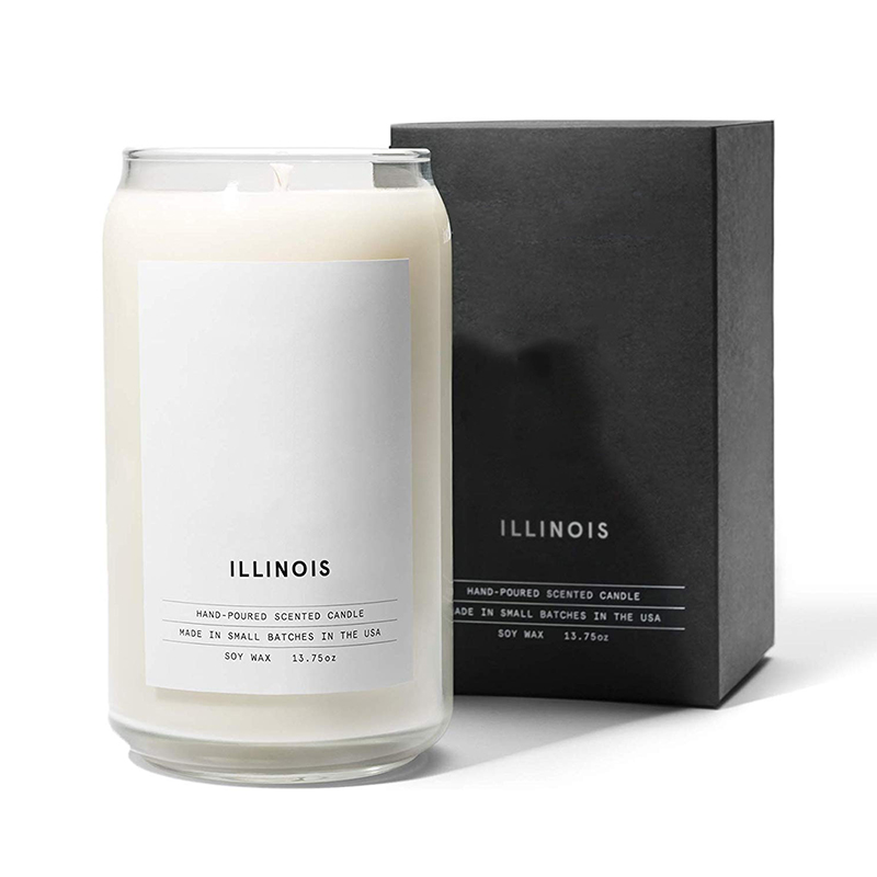 M&Scent Organik Ceramic Milky Woodwick Candles, Bekas Lilin