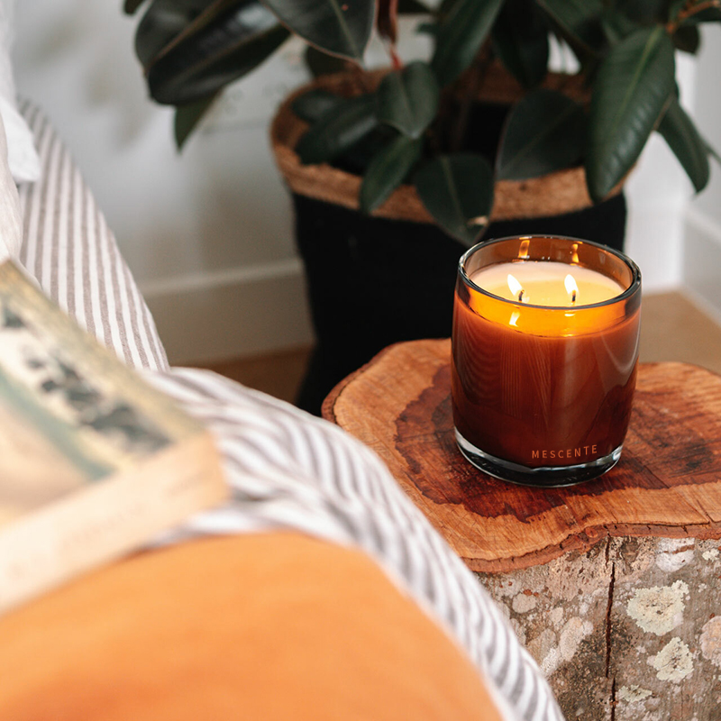Lilin Berwangi Vanilla Starry Label Peribadi Mewah Dengan Jentik Kayu