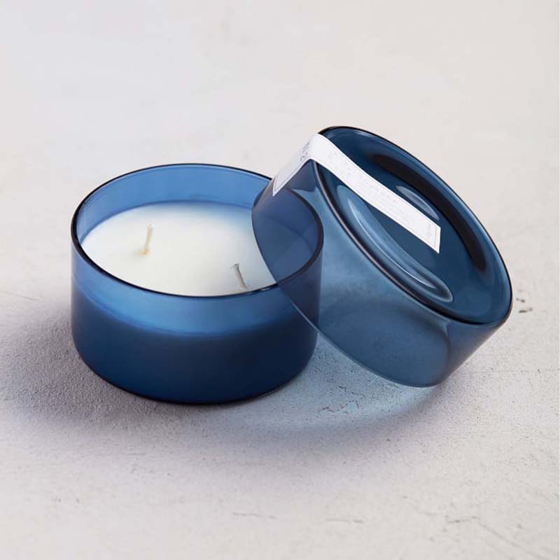 Lilin Canister Bau Relax Label Peribadi Tersuai Kecil Mewah Dengan Tudung