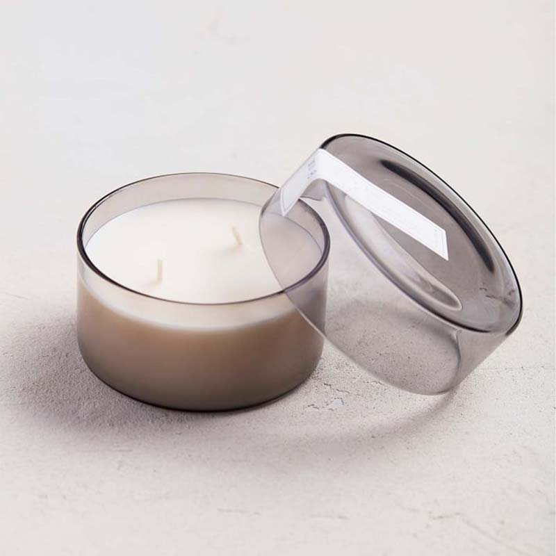 Lilin Canister Bau Relax Label Peribadi Tersuai Kecil Mewah Dengan Tudung