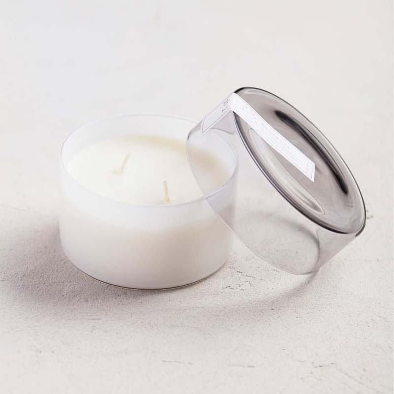 Lilin Canister Bau Relax Label Peribadi Tersuai Kecil Mewah Dengan Tudung
