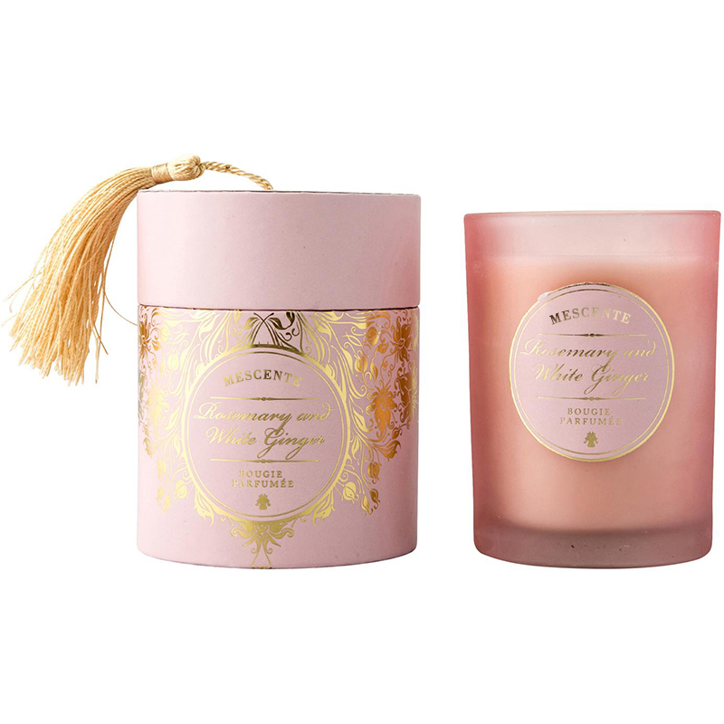 M&Scent Luxury Christmas White Logo Peribadi Lilin Wangi