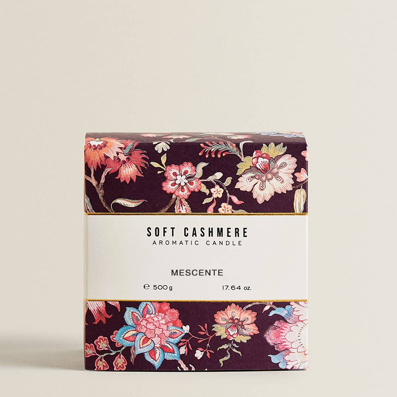 M&Scent Luxury Christmas Scented Candles Aromaterapi Aroma Lilin Soya Wax dalam Kotak Hadiah Balang Kaca Hitam