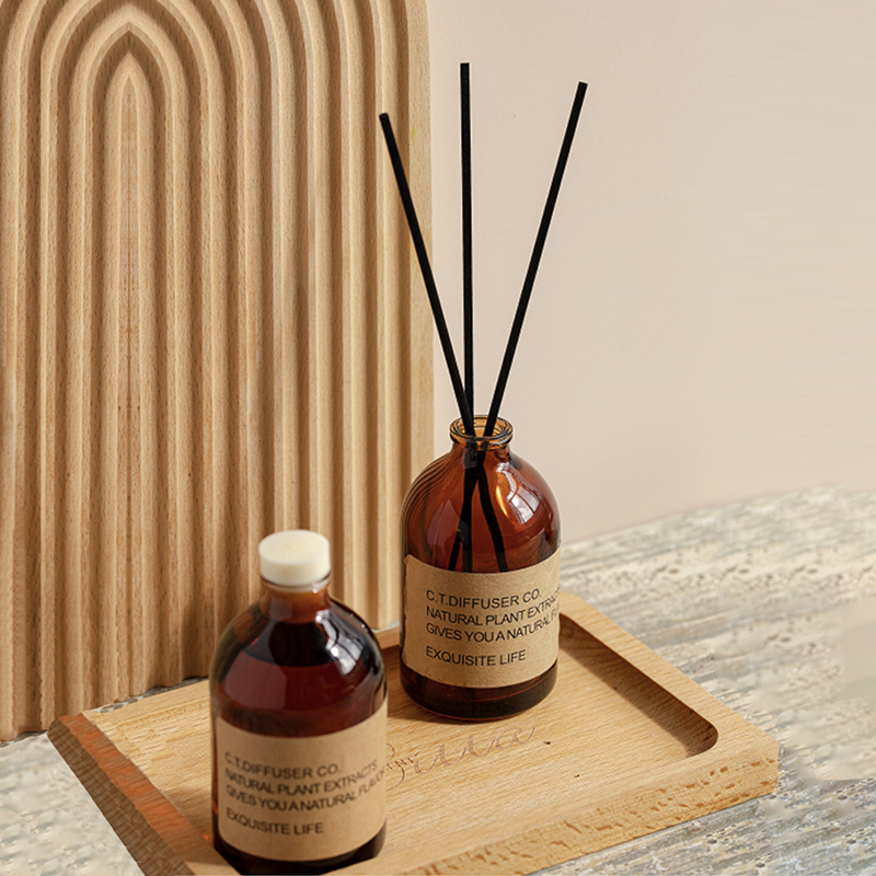 Penyebar buluh rumah hiasan mewah M&Scent dan set lilin wangi dengan pembungkusan kotak