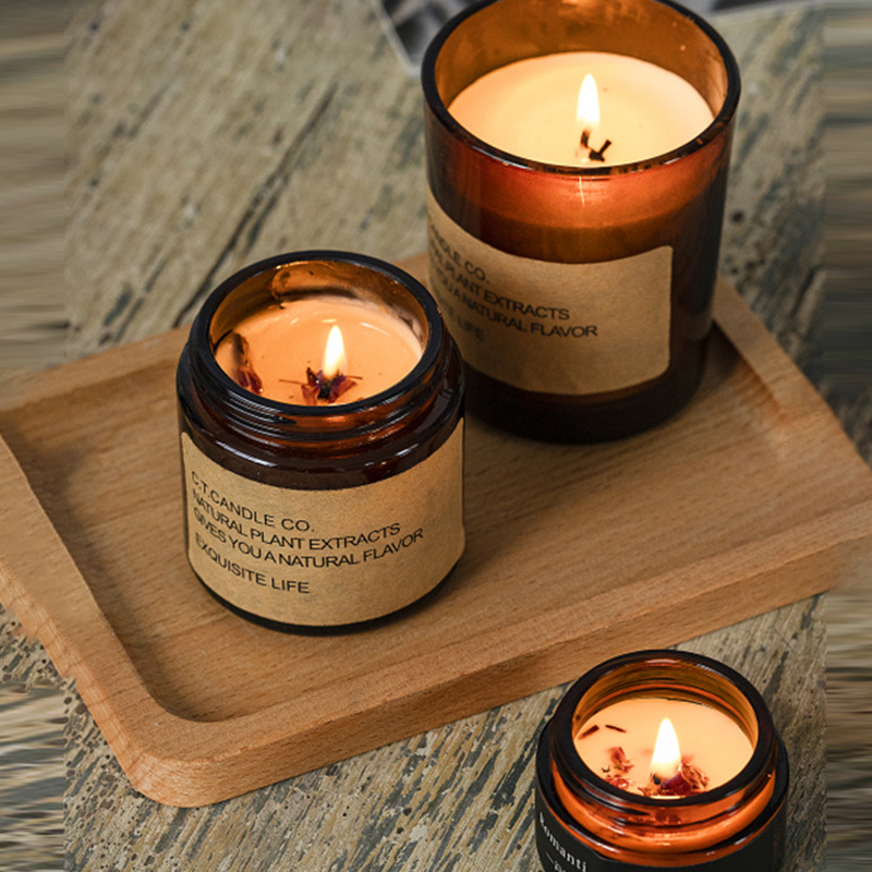 Penyebar buluh rumah hiasan mewah M&Scent dan set lilin wangi dengan pembungkusan kotak
