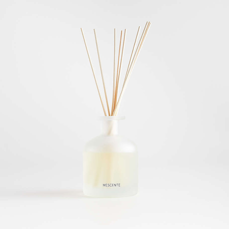 M&Scent luxury private label warna ungu set hadiah penyebar buluh aroma dengan kotak