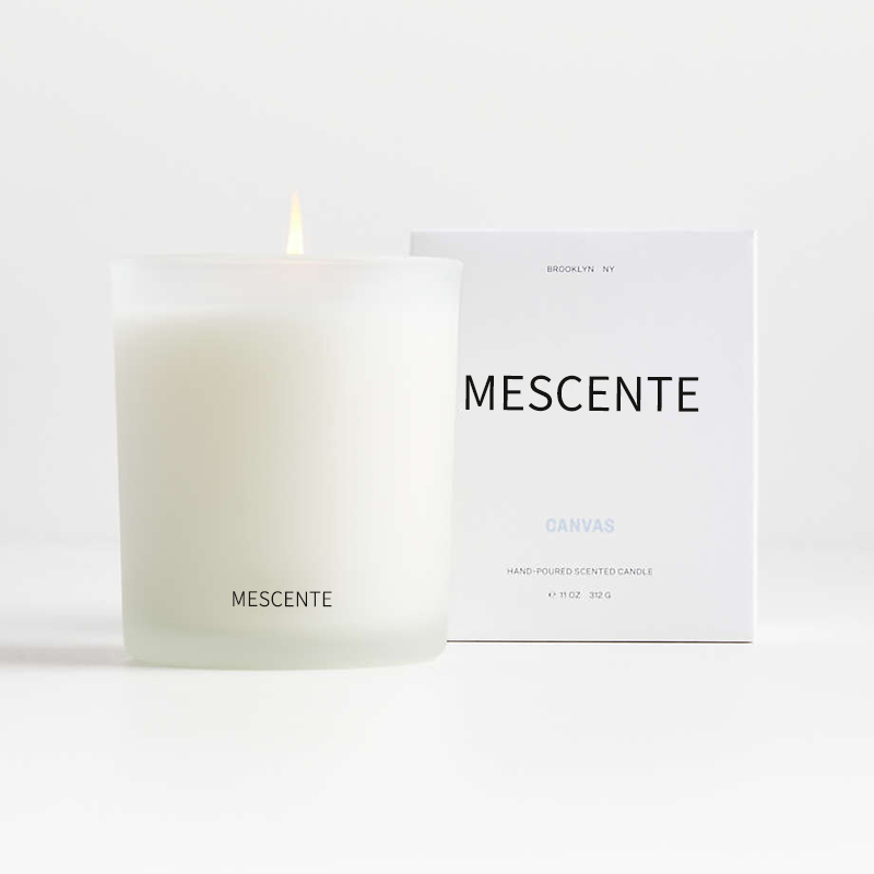 M&Scent borong mewah label lilin soya lilin wangi dengan kotak