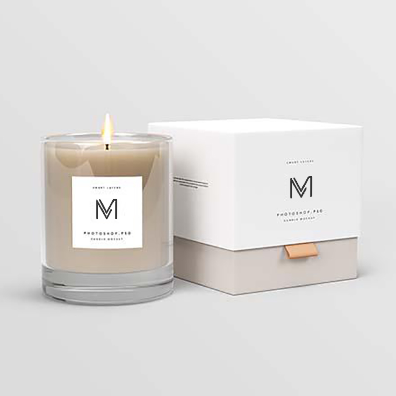 M&Scent kilang borong terus lilin wangi lilin soya label peribadi mewah dengan kotak secara pukal