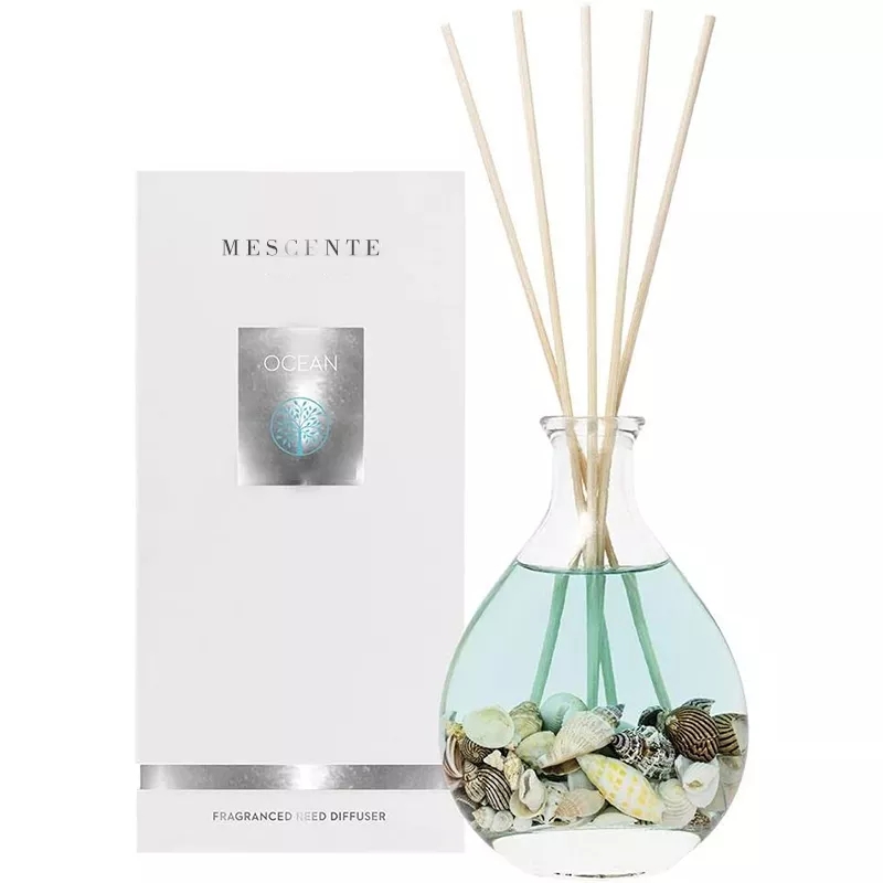 M&Scent borong set botol kaca label peribadi mewah rotan stick reed diffuser set dengan penyumbat