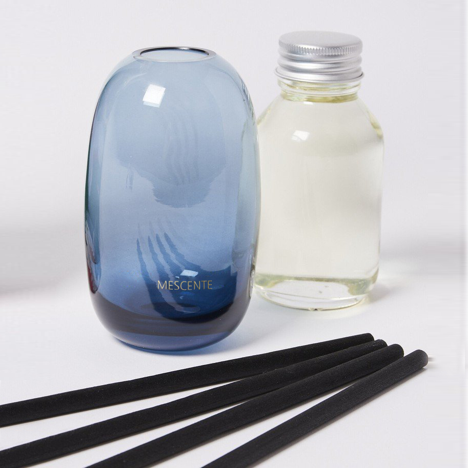 Mewah 100ml 200ml 500ml Botol Bulat Berlian Loris Sola Bunga Amber Kristal Eyfel Minyak Peresap Reed Minyak wangi