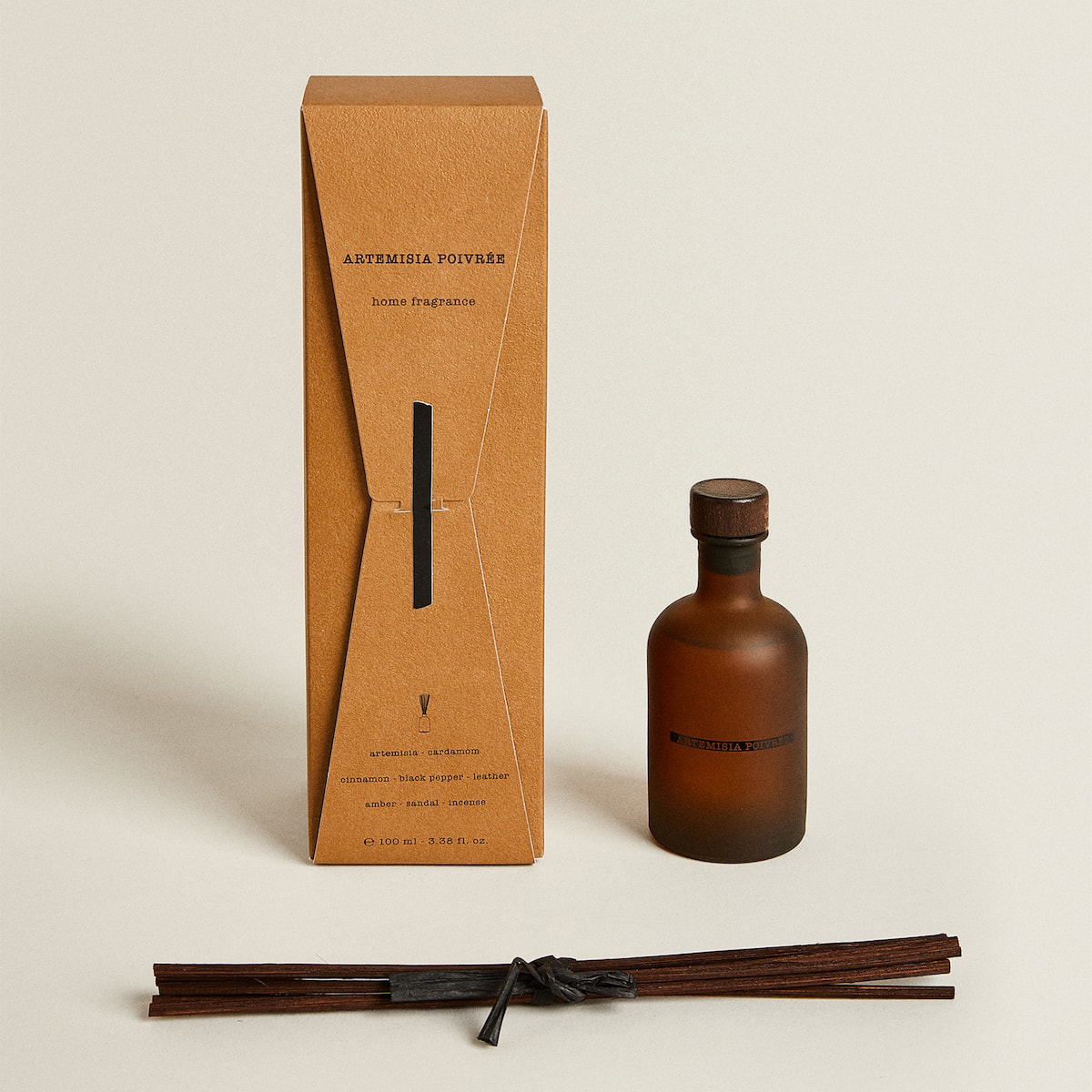 Botol Frosted Hitam Besar Mewah 50ml 300ml Bunga Kering Aroma Bunga Minyak Pati Minyak Reed Diffuser Set Pukal