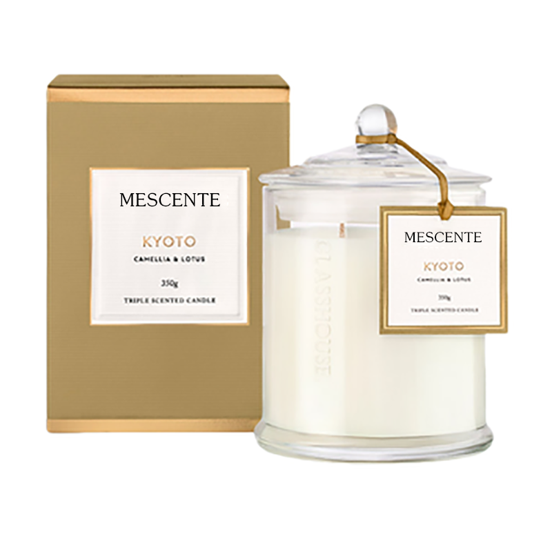 M&Scent Borong Mewah Custom Label Persendirian Balang Kubah Krismas Lilin Soya Wangi Dengan Tudung