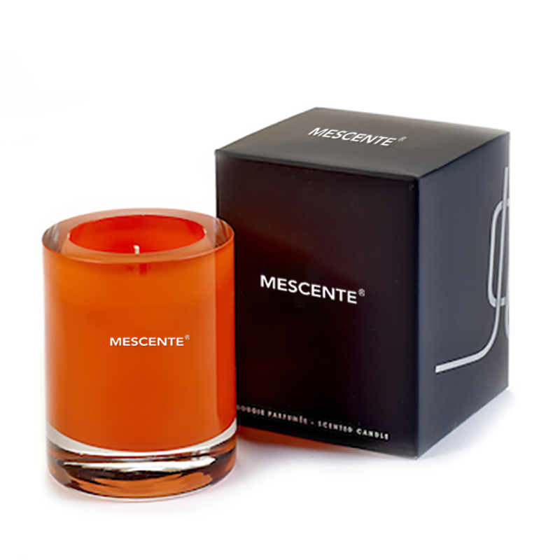 Set lilin wangi lilin soya balang mewah M&Scent dengan kotak mewah