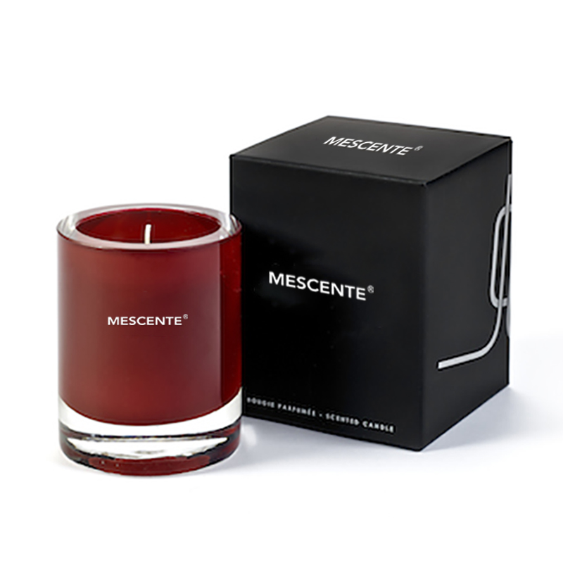 Set lilin wangi lilin soya balang mewah M&Scent dengan kotak mewah