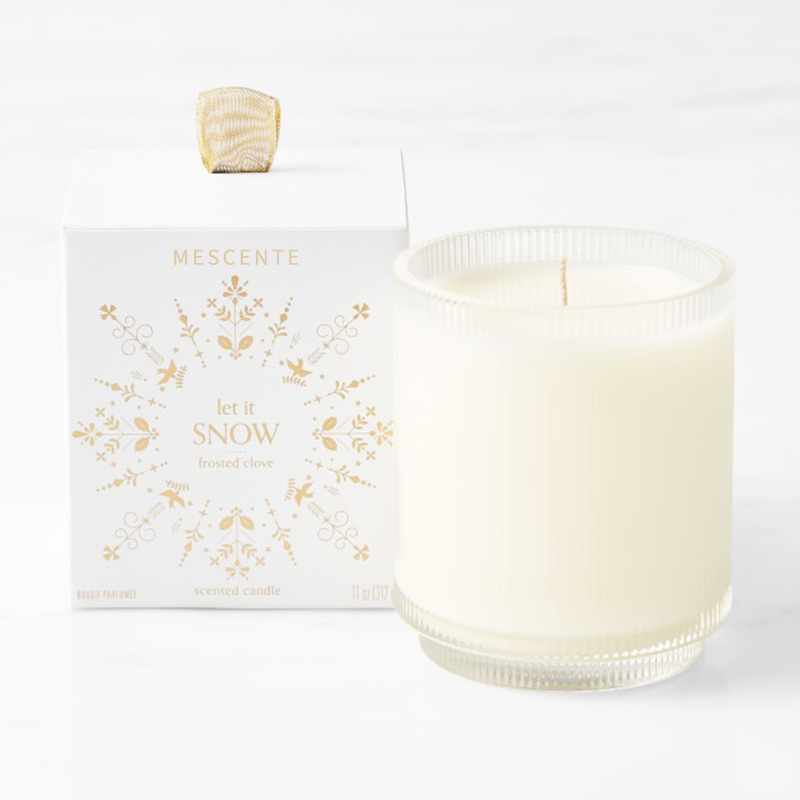 M&Scent Logo Buatan Tersuai Label Persendirian Lilin Soya Organik Kejelasan Organik Buatan Sendiri Dalam Balang Kaca