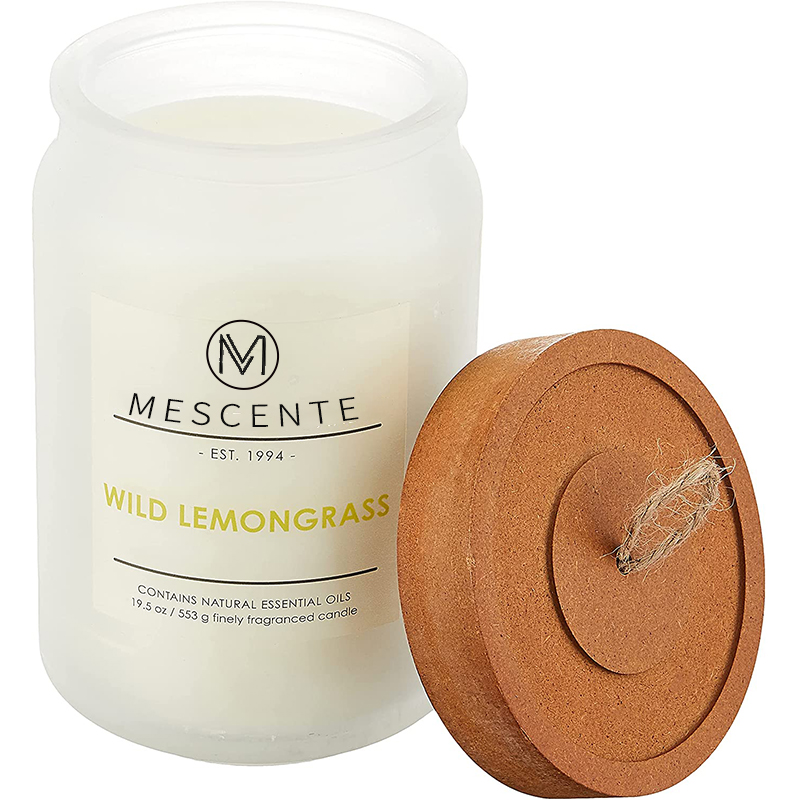 Pemegang Kaca Label Persendirian Tersuai M&Scent Lilin Wangi Dengan Kristal Secara Pukal