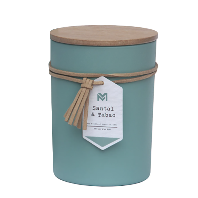 Bau M&S Borong Label Persendirian Tudung Kayu Aromaterapi Bau Lilin Soya Set Hadiah Lilin Dalam Balang Kaca