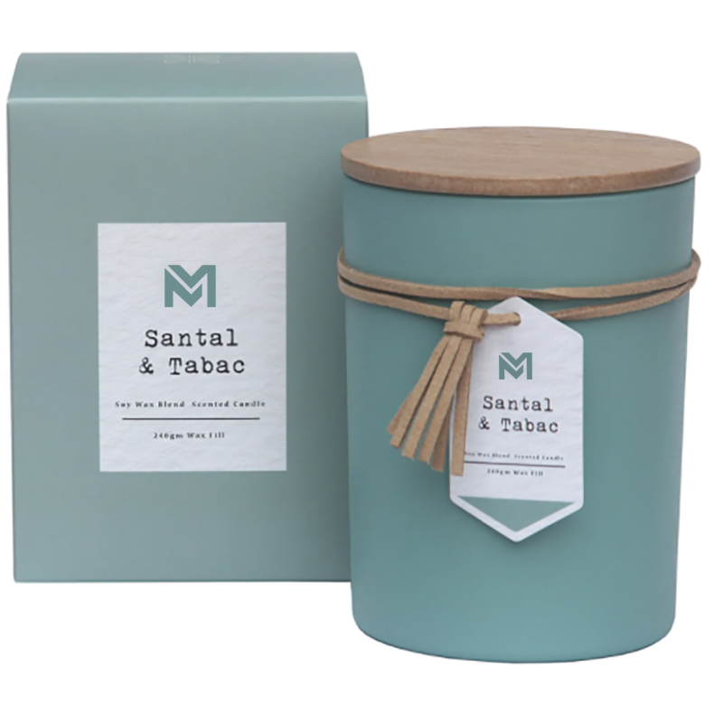 Bau M&S Borong Label Persendirian Tudung Kayu Aromaterapi Bau Lilin Soya Set Hadiah Lilin Dalam Balang Kaca