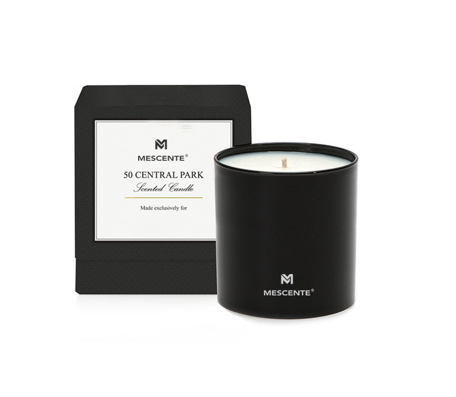 Bau M&S Borong Label Peribadi Mewah Lilin Aromaterapi Lelaki Chrome 22 Oz Dengan Kristal Di Dalam