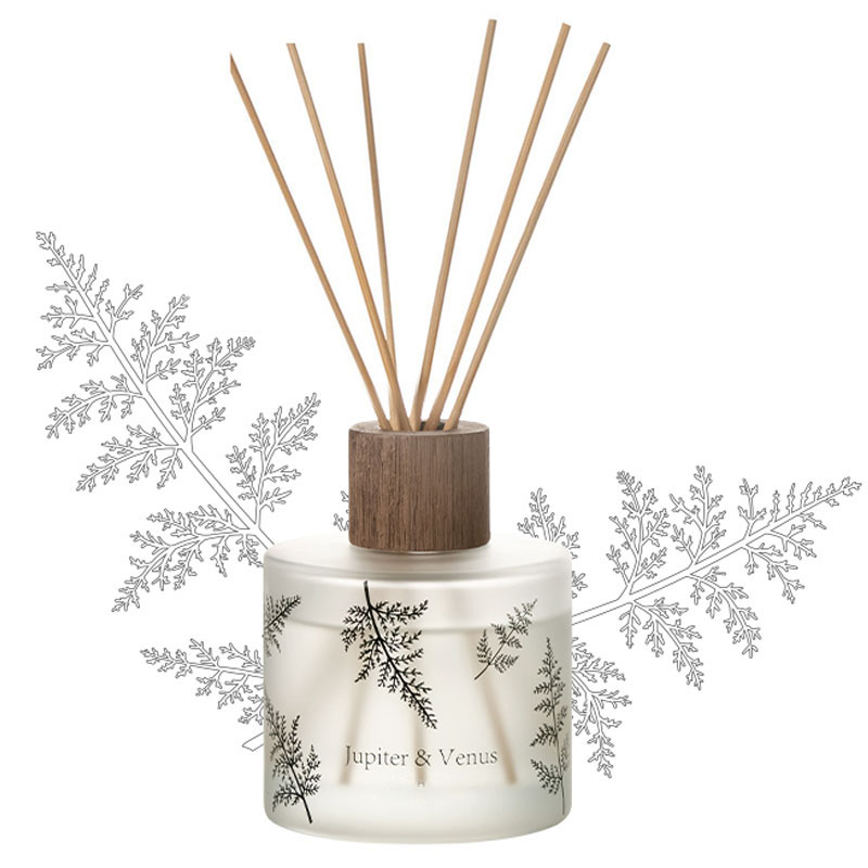 M&Scent Borong Kaca Amber Hiasan Tersuai Mewah Tanpa Api Penyebar Aroma Bunga Reed Telus Unik