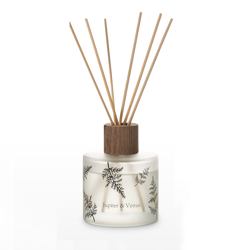 M&Scent Borong Kaca Amber Hiasan Tersuai Mewah Tanpa Api Penyebar Aroma Bunga Reed Telus Unik