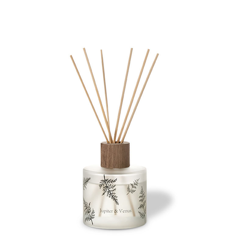 M&Scent Borong Kaca Amber Hiasan Tersuai Mewah Tanpa Api Penyebar Aroma Bunga Reed Telus Unik