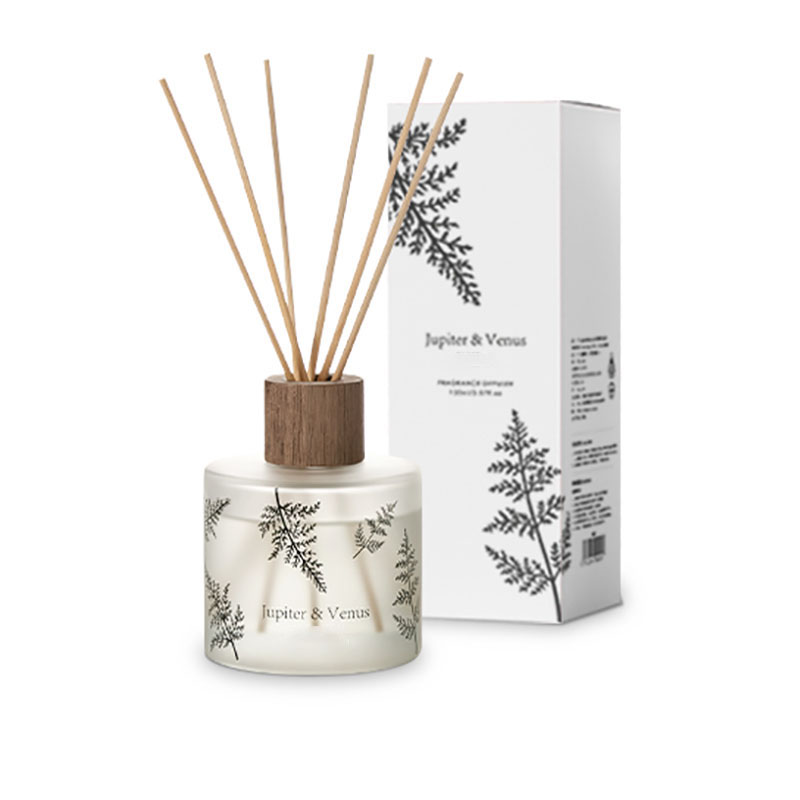 M&Scent Borong Kaca Amber Hiasan Tersuai Mewah Tanpa Api Penyebar Aroma Bunga Reed Telus Unik