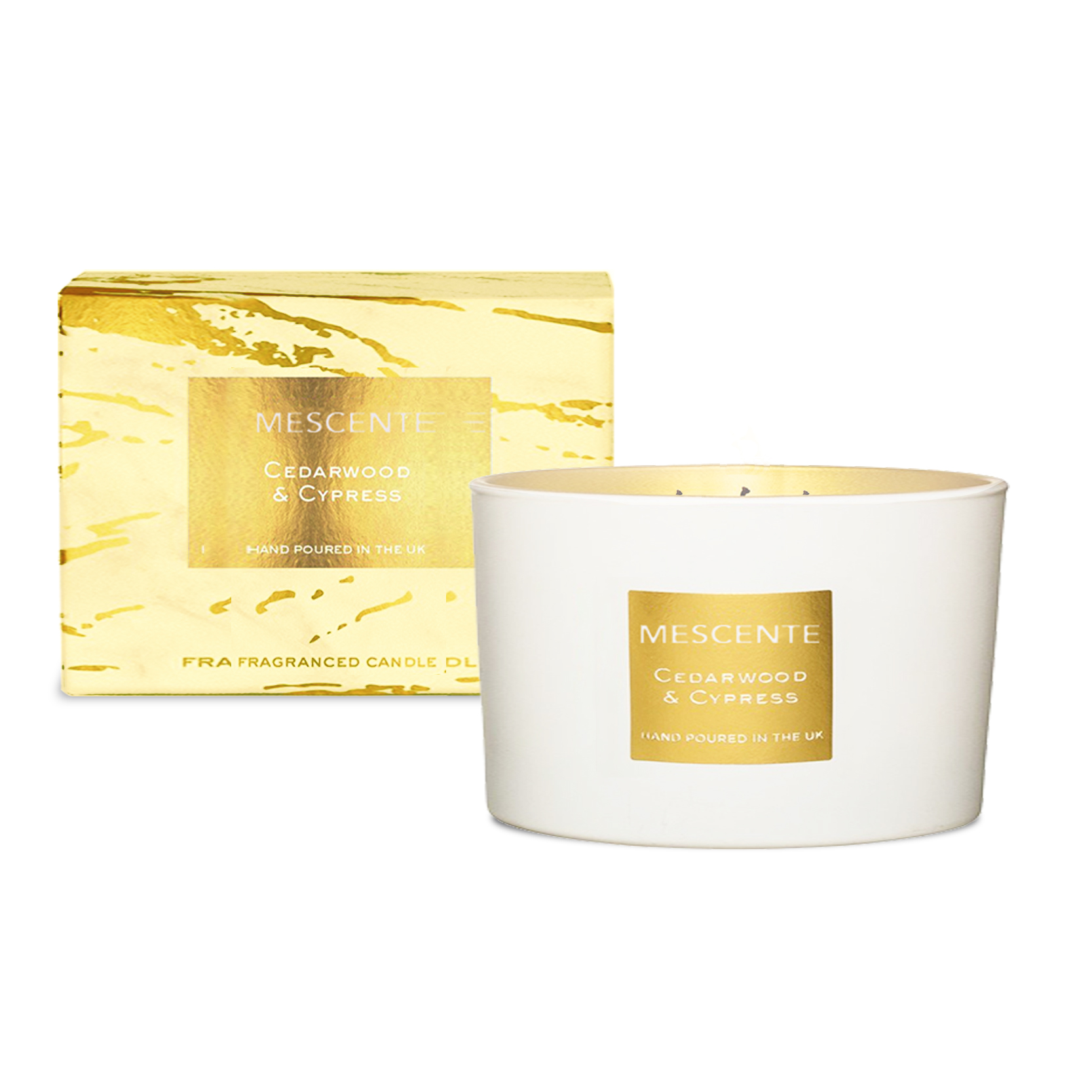 M&Scent borong hiasan aromaterapi set hadiah lilin kelapa sawit wangi 3 sumbu