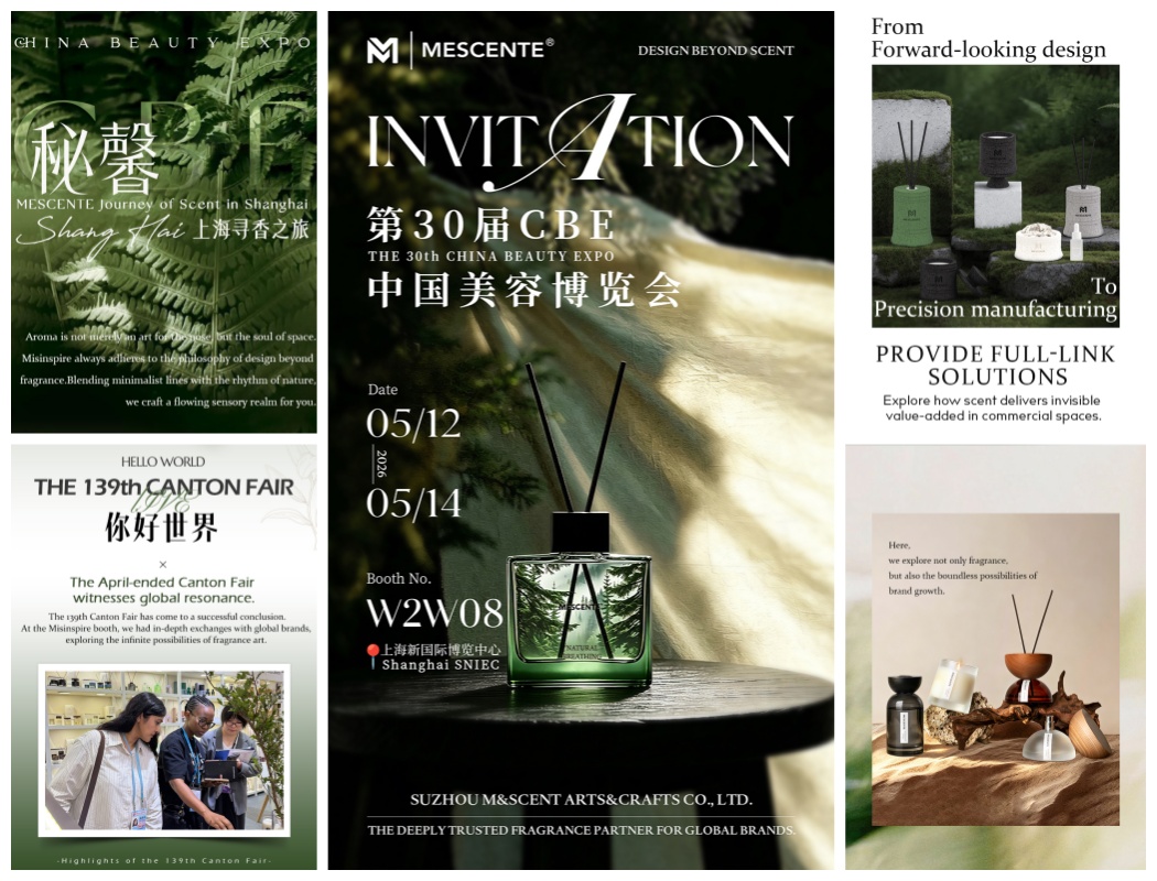 Suzhou M&SCENT Arts & Crafts Co., Ltd. akan Pamer di Ekspo Kecantikan China ke-30