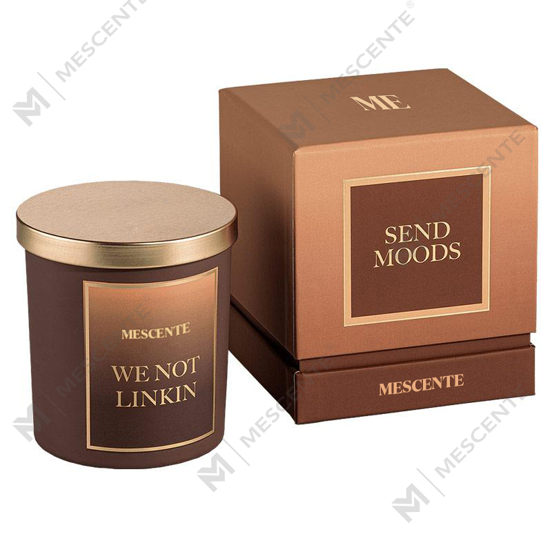 M&Scent Borong Label Peribadi Tersuai Mewah Baru Balang Kristal Krismas Lilin Soya Wangi Kerzen Dengan Penutup
