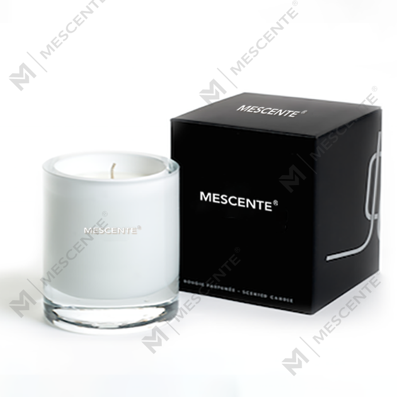 Set lilin wangi lilin soya balang mewah M&Scent dengan kotak mewah