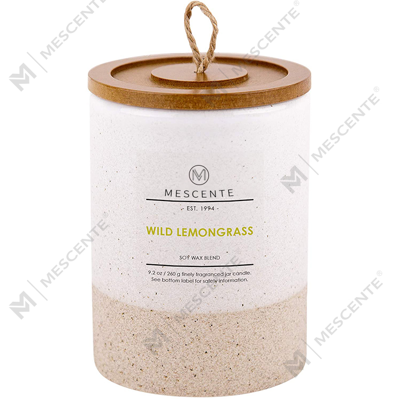 Pemegang Kaca Label Persendirian Tersuai M&Scent Lilin Wangi Dengan Kristal Secara Pukal