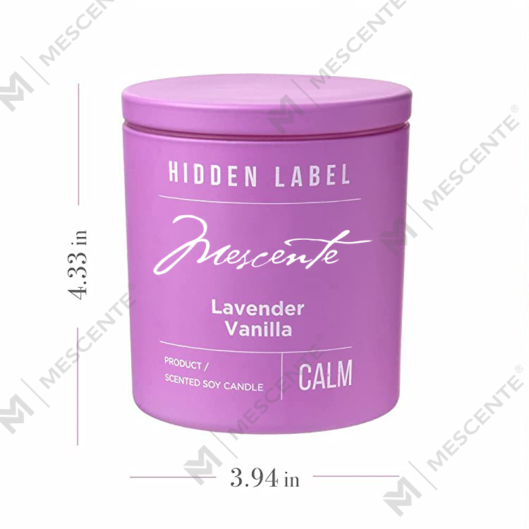 M&Scent Borong Label Persendirian Mewah Balang Hitam Lilin Lilin Soya Wangi Dengan Kristal