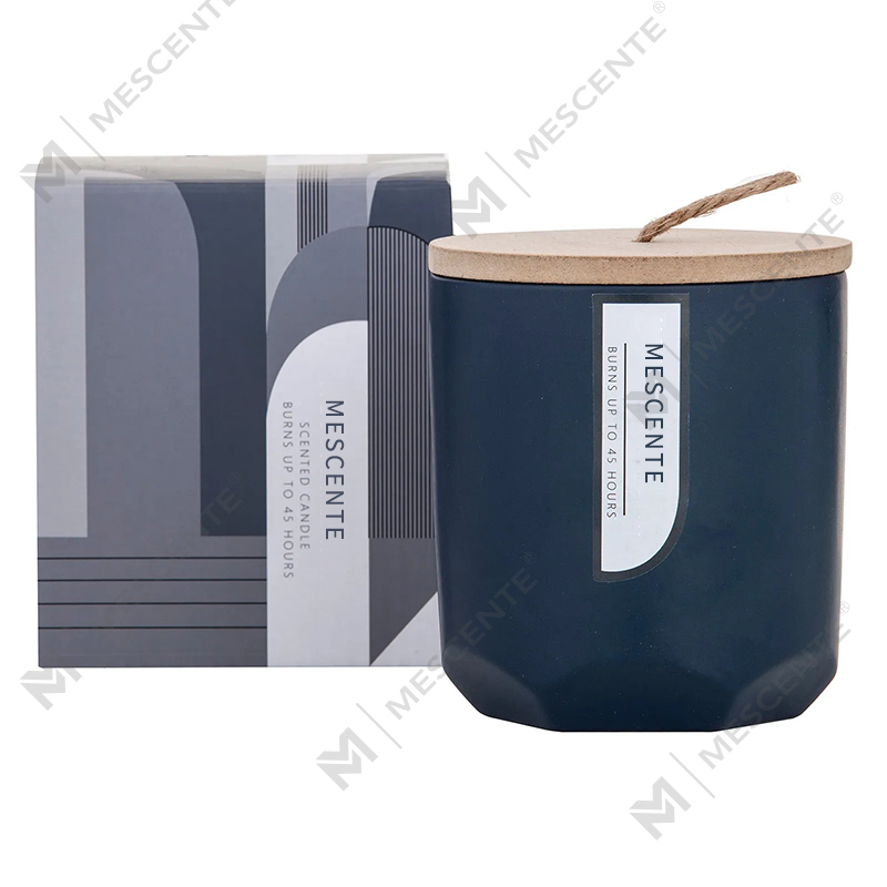 M&Scent Custom Luxury Cipta Pengeluar Lilin Soya Wangi Sumbu Kayu Anda Sendiri dalam Balang Kaca