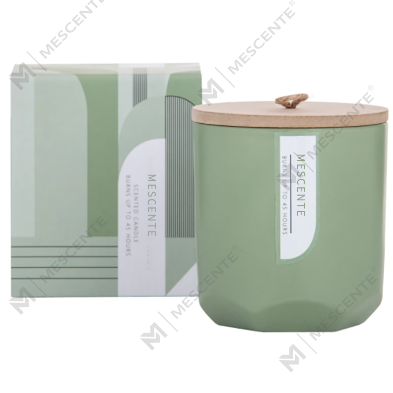 M&Scent Custom Luxury Cipta Pengeluar Lilin Soya Wangi Sumbu Kayu Anda Sendiri dalam Balang Kaca