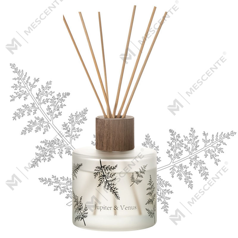 M&Scent Borong Kaca Amber Hiasan Tersuai Mewah Tanpa Api Penyebar Aroma Bunga Reed Telus Unik
