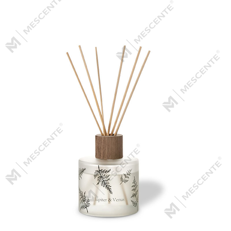 M&Scent Borong Kaca Amber Hiasan Tersuai Mewah Tanpa Api Penyebar Aroma Bunga Reed Telus Unik