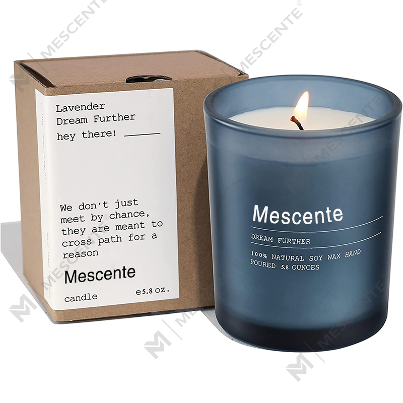 Balang Hiasan Perkahwinan Tersuai M&Scent Lilin Beraroma Jasmine & Ylang Ylang dengan Label secara Pukal
