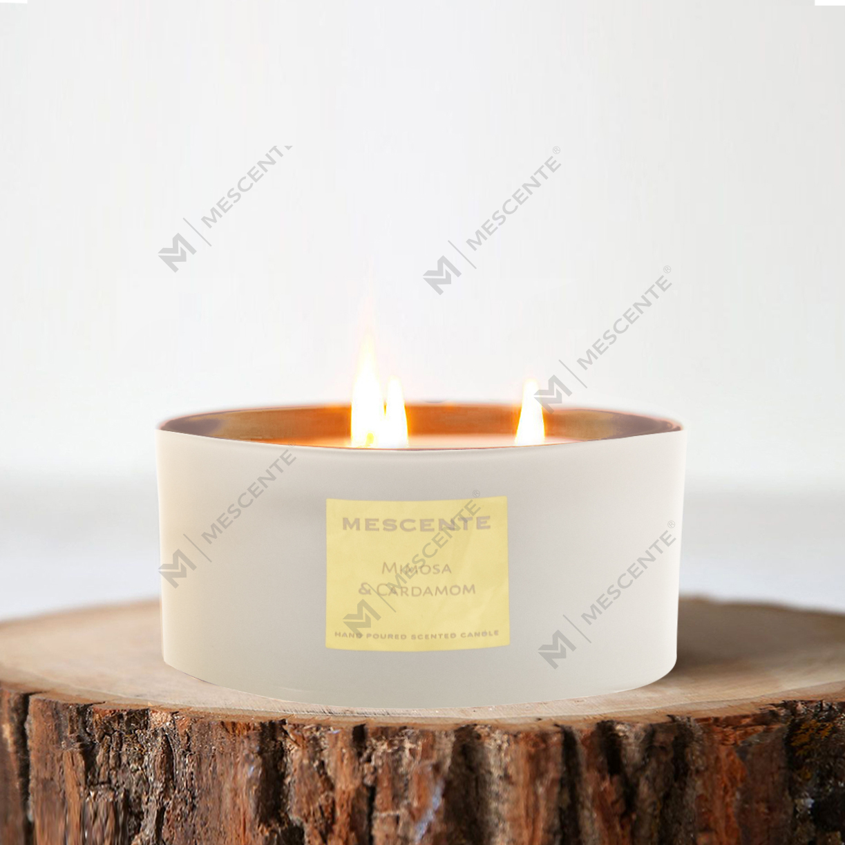 M&Scent borong hiasan aromaterapi set hadiah lilin kelapa sawit wangi 3 sumbu