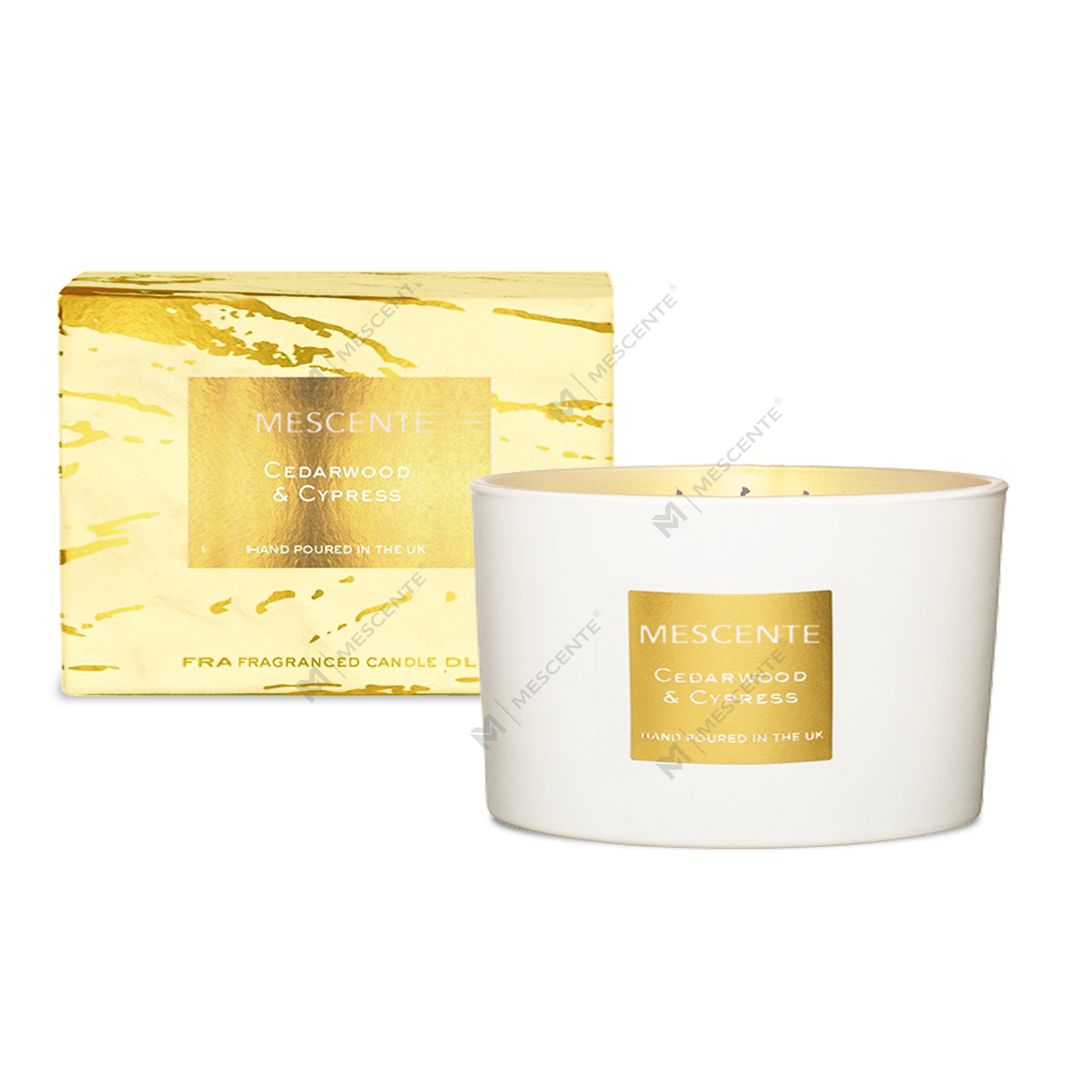 M&Scent borong hiasan aromaterapi set hadiah lilin kelapa sawit wangi 3 sumbu