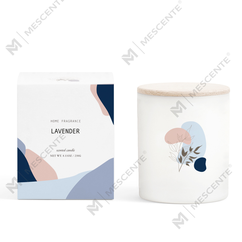 M&Scent borong mewah buatan tangan label peribadi kebaharuan Lilin lilin parafin sawit