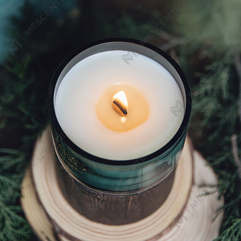 Balang kaca tersuai M&Scent tempahan pukal lilin lilin soya wangi dengan kristal