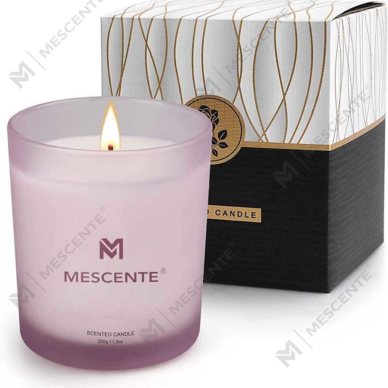 M&Scent Wholesale Custom Luxury Best Selling Private Label Wick Lavender Soya Wax Lilin Wangi