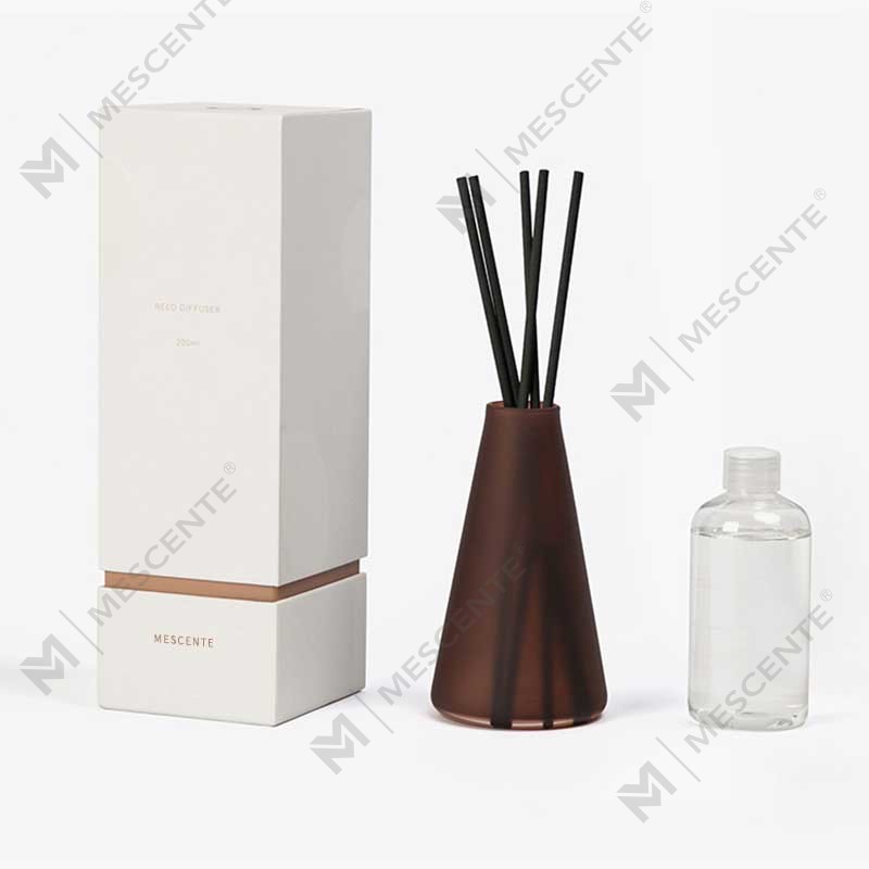 Borong Oem 200ml Kotak Mewah Pembungkusan Batang Rotan Set Hadiah Pewangi Rumah Aroma Reed Diffuser