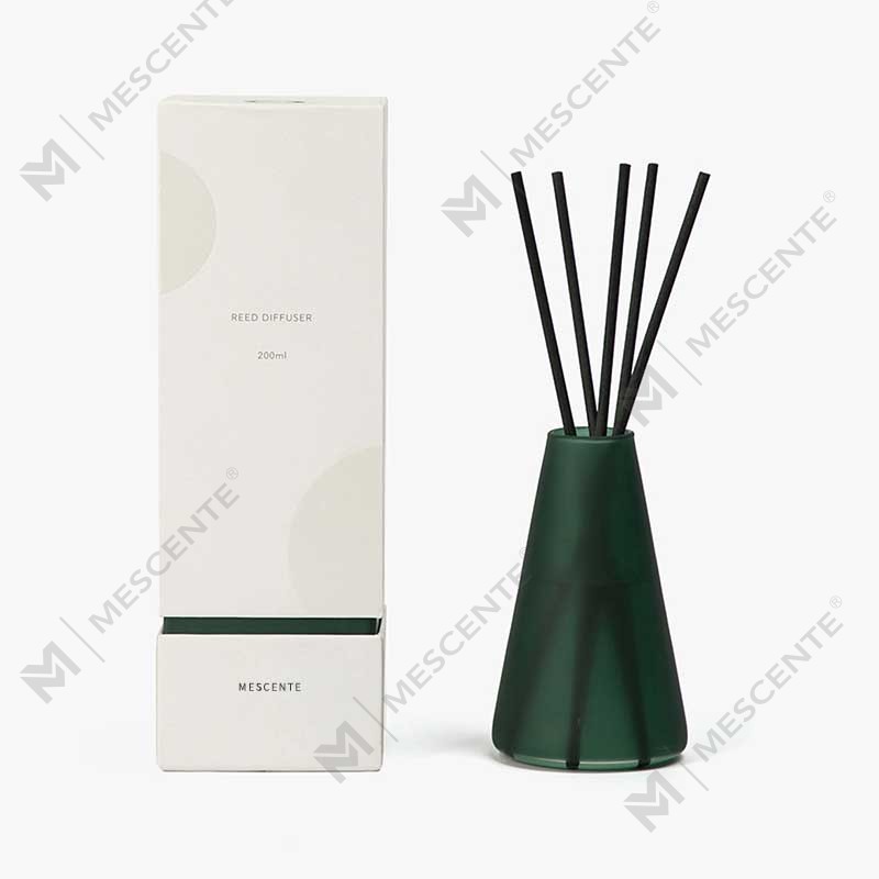 Borong Oem 200ml Kotak Mewah Pembungkusan Batang Rotan Set Hadiah Pewangi Rumah Aroma Reed Diffuser