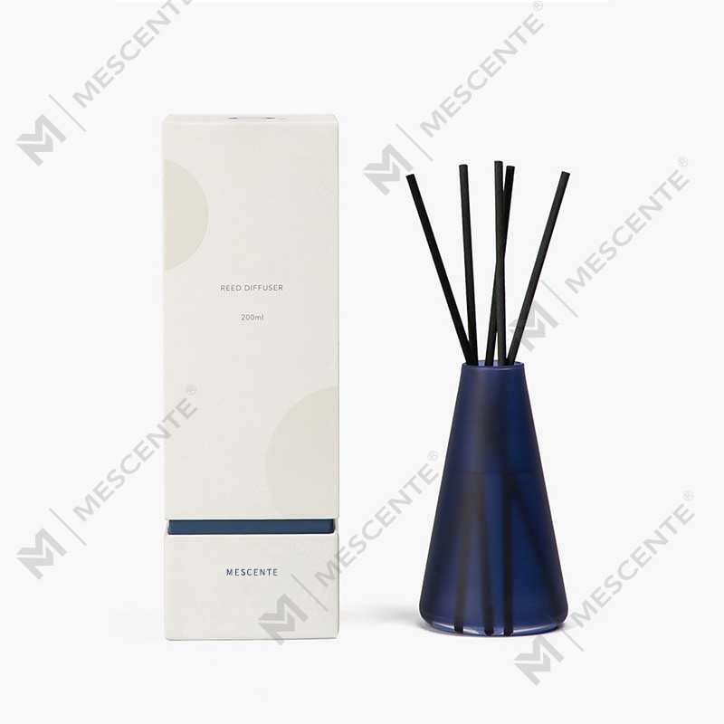 Borong Oem 200ml Kotak Mewah Pembungkusan Batang Rotan Set Hadiah Pewangi Rumah Aroma Reed Diffuser