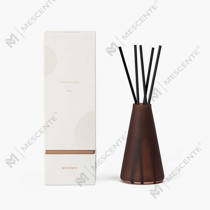 Borong Oem 200ml Kotak Mewah Pembungkusan Batang Rotan Set Hadiah Pewangi Rumah Aroma Reed Diffuser