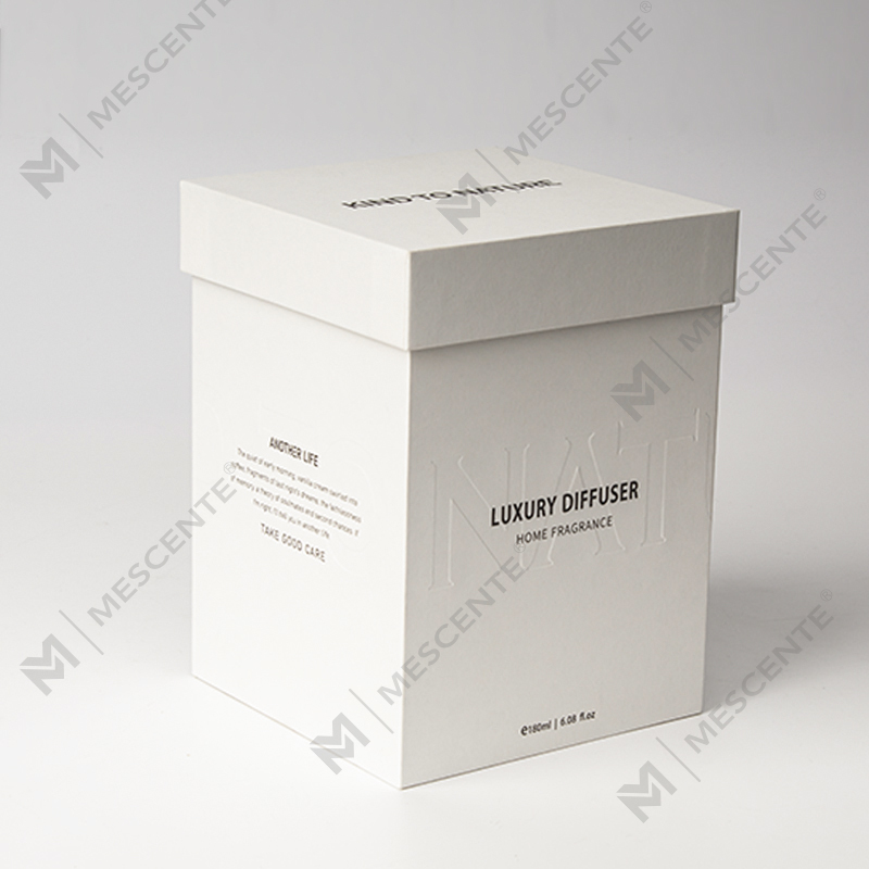 M&Scent Botol Persegi Besar Besar Tongkat Rotan Cecair Aromaterapi Reed Diffuser Nikmat dengan Penyumbat